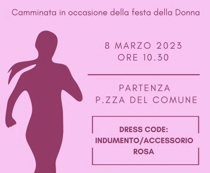 Camminata in occasione della festa della donna