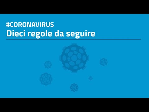 Nuovo Coronavirus 10 comportamenti da seguire